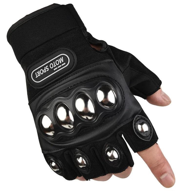 Tactical Cycling Gloves Steel Safety Outdoor Self Defense For Men
