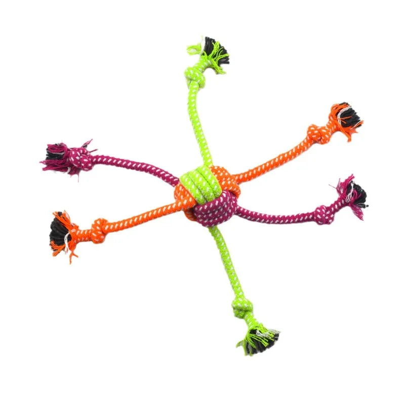 Durable Dog Rope Toy For Teeth Cleaning And Interactive Training