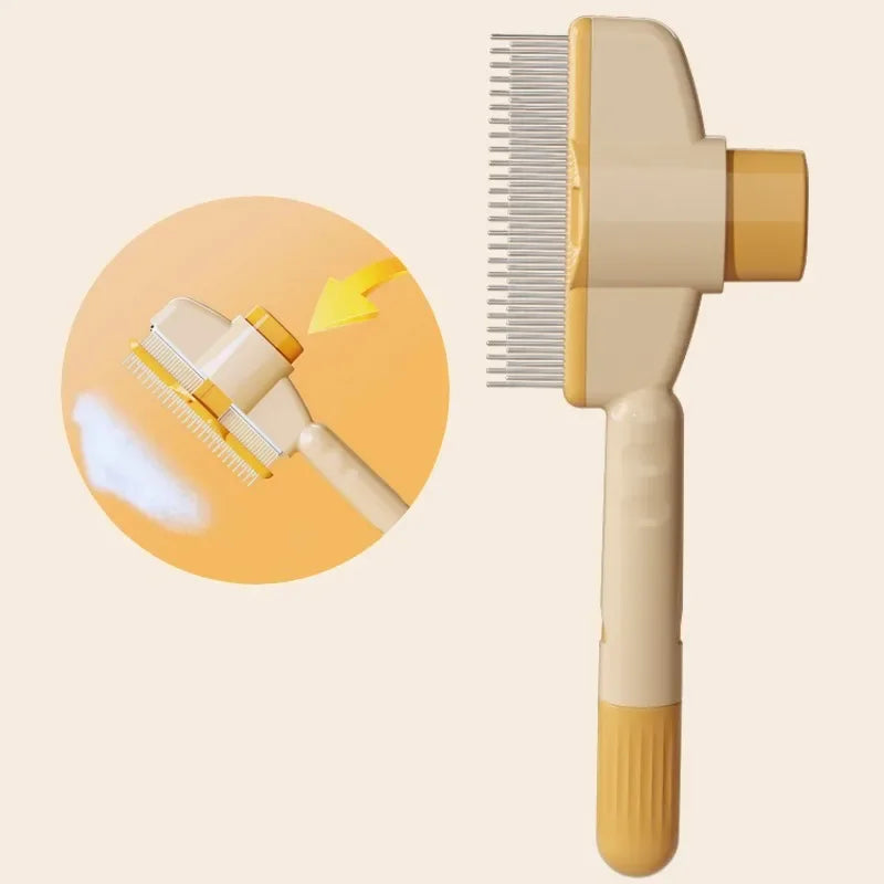 Self Cleaning Dog Comb And Pet Hair Remover Brush Grooming