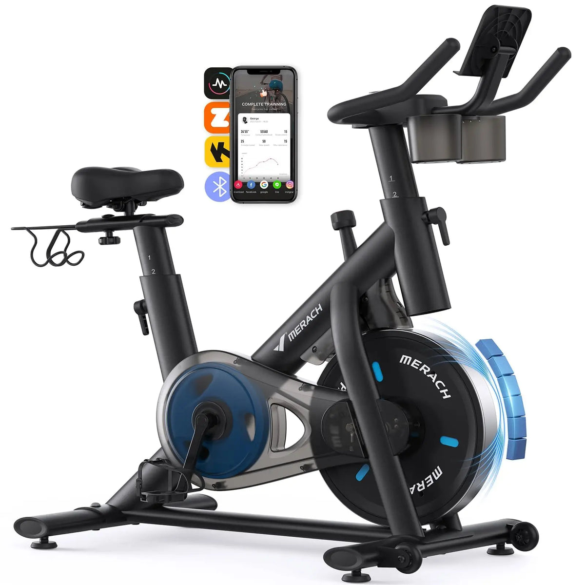 MERACH Magnetic Indoor Bike With App Control And Exclusive Fitness Courses