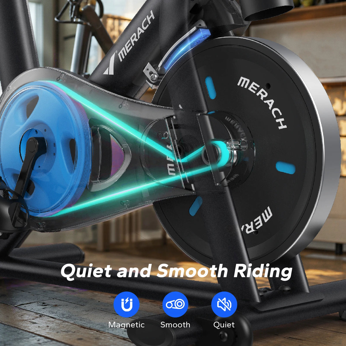 MERACH Magnetic Indoor Bike With App Control And Exclusive Fitness Courses