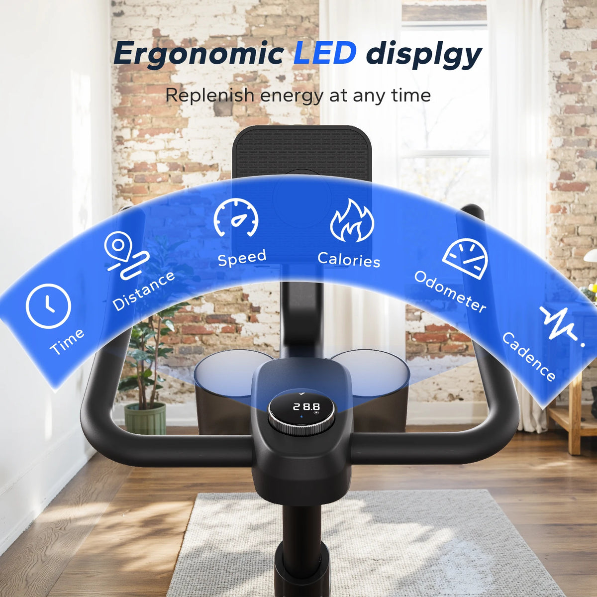 MERACH Magnetic Indoor Bike With App Control And Exclusive Fitness Courses