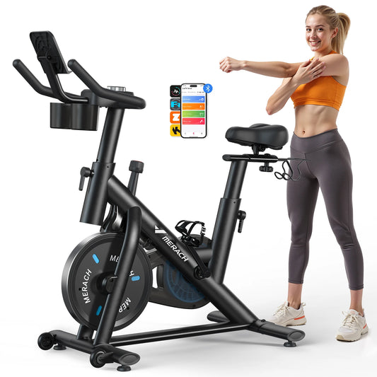 MERACH Magnetic Indoor Bike With App Control And Exclusive Fitness Courses