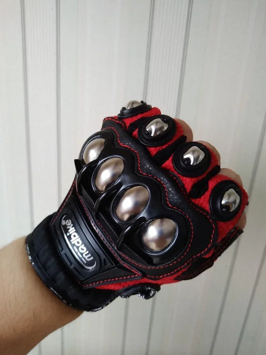 Tactical Cycling Gloves Steel Safety Outdoor Self Defense For Men