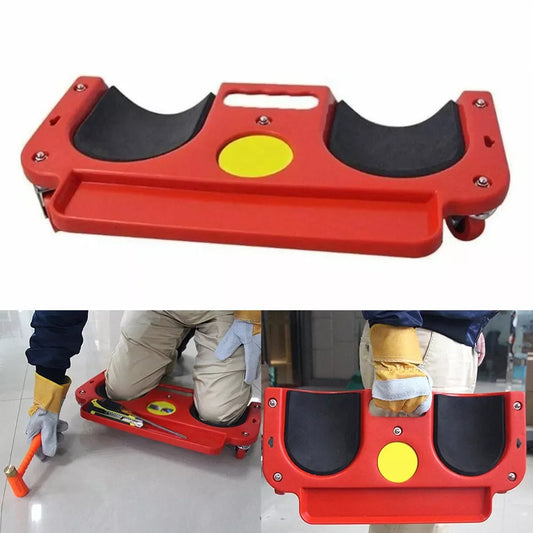 Rolling Knee Pads Platform, Padded Knee Creeper, Floor Tiles Tools, with 5 Universal Wheels, for Construction Use