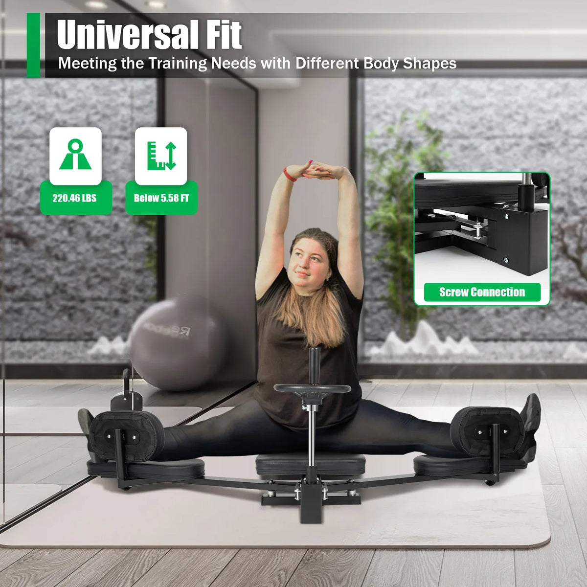 Leg Stretcher 3 Bar Spreader For Leg Stretching And Flexibility