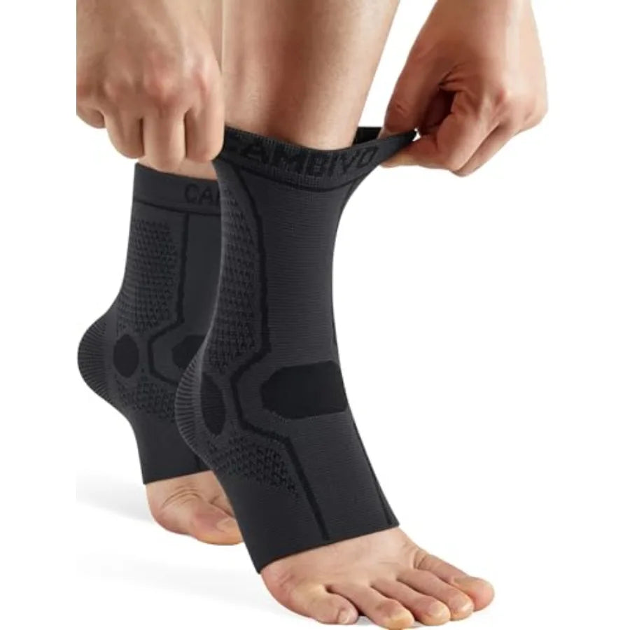 1 Pair Ankle Compression Sleeve for Men and Women Soft, Breathable Support for Plantar Fasciitis, Achilles Tendonitis, Swelling