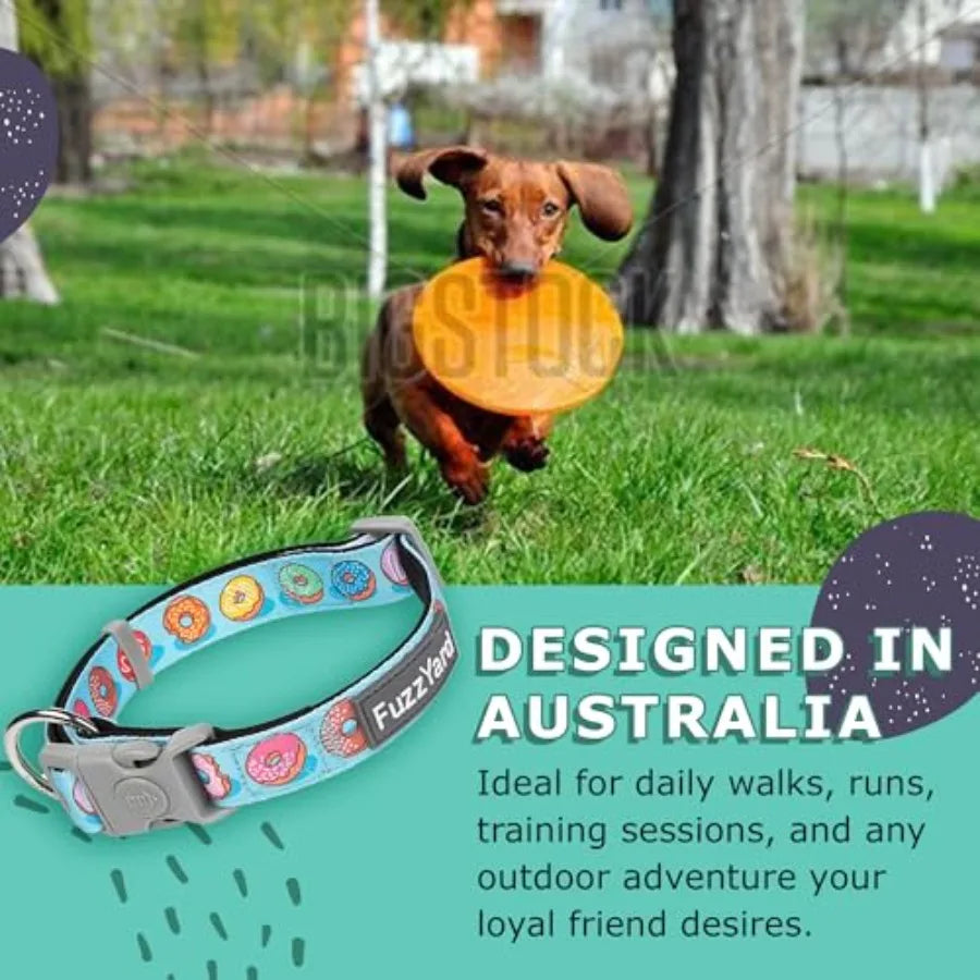 Dog Collar Size L Comfortable Neoprene Pet Collar for Everyday Walking and Training Ideal Fit for Dogs