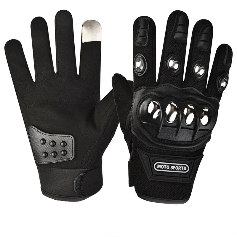 Tactical Cycling Gloves Steel Safety Outdoor Self Defense For Men