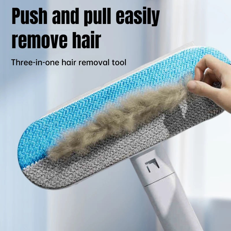 Long Handle Pet Hair Remover Brush for Static Cat Hair