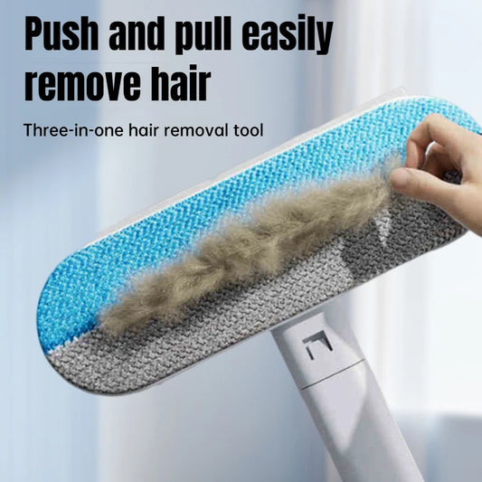Long Handle Pet Hair Remover Brush for Static Cat Hair
