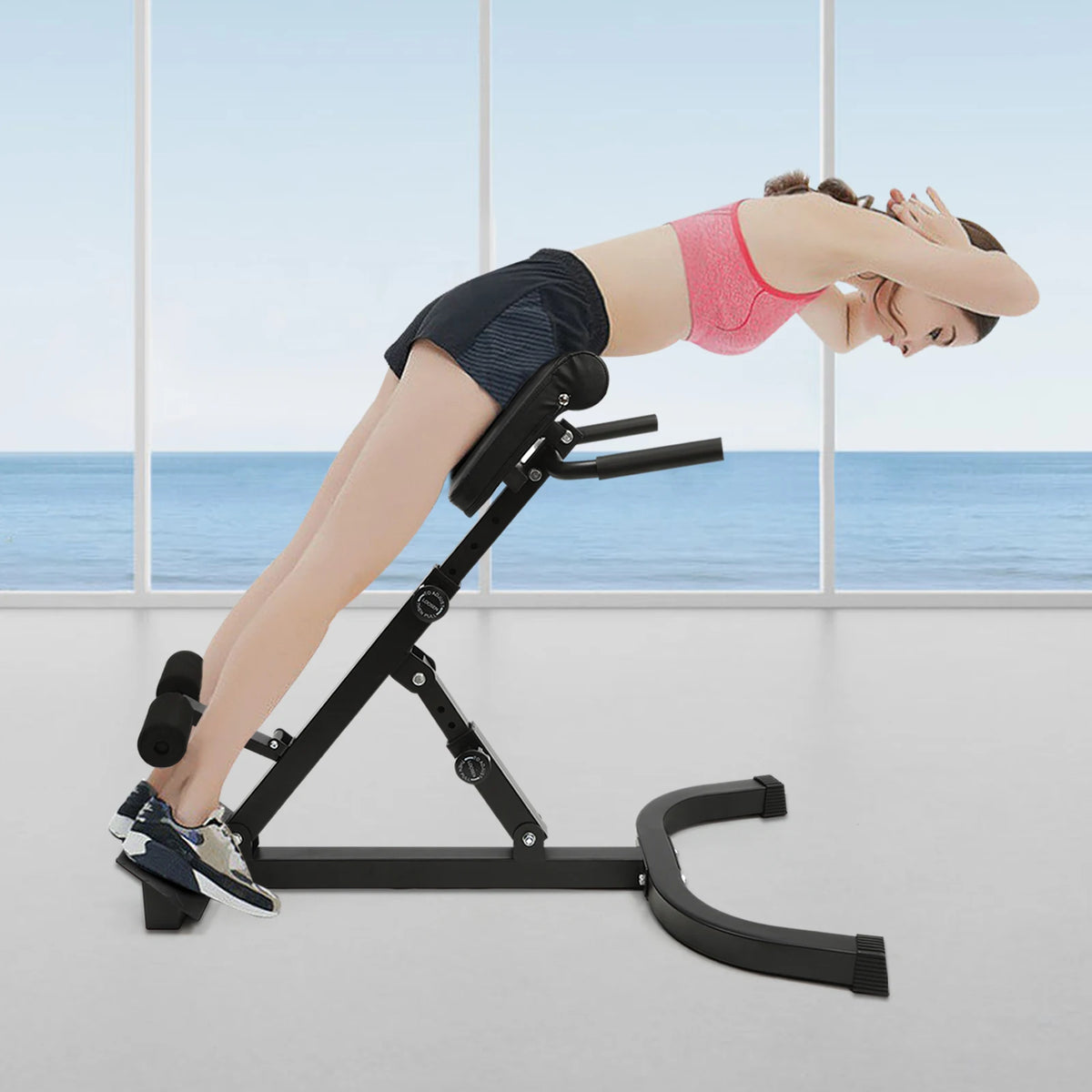 Roman Chair Back Extension Machine For Abdominal And Spine Strength