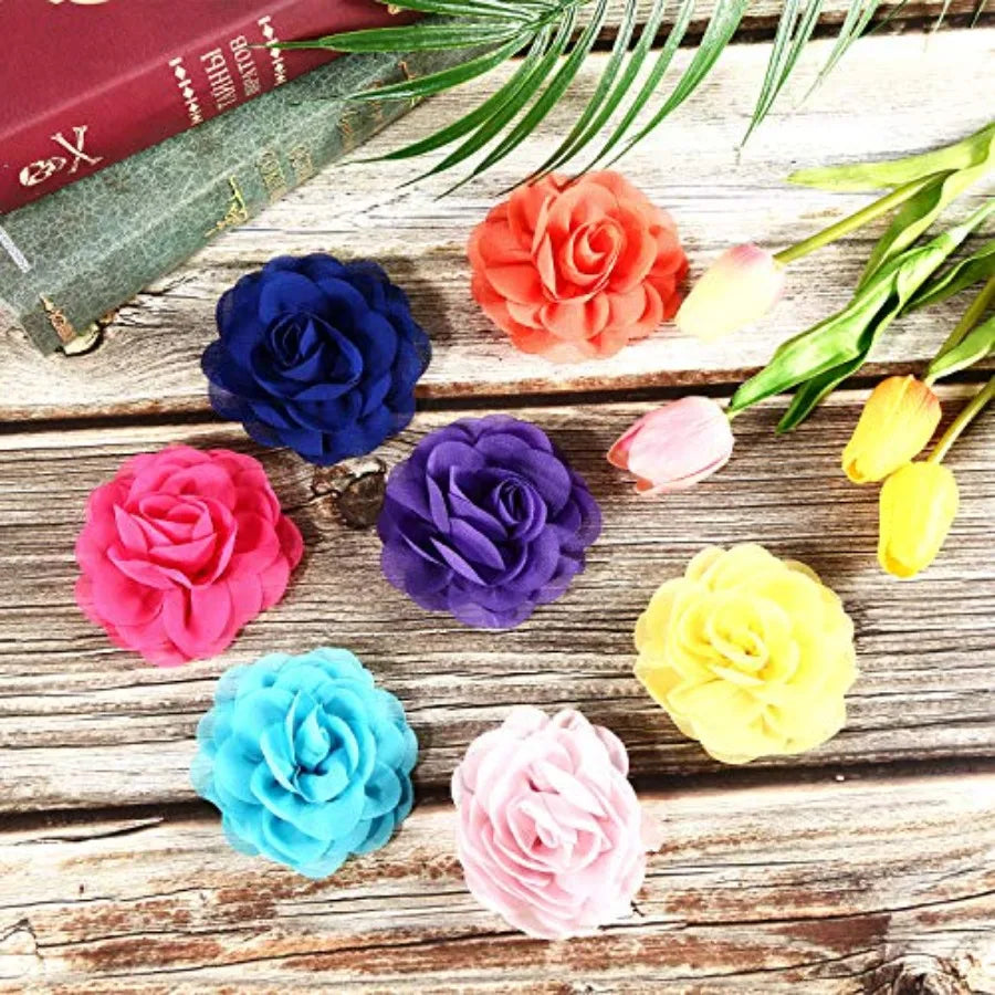 14 Pcs Flower for Dog Collar Pet Collar Flowers Charms Multi Color Bow Tie for Cat Puppy Dog Groomg Accessories