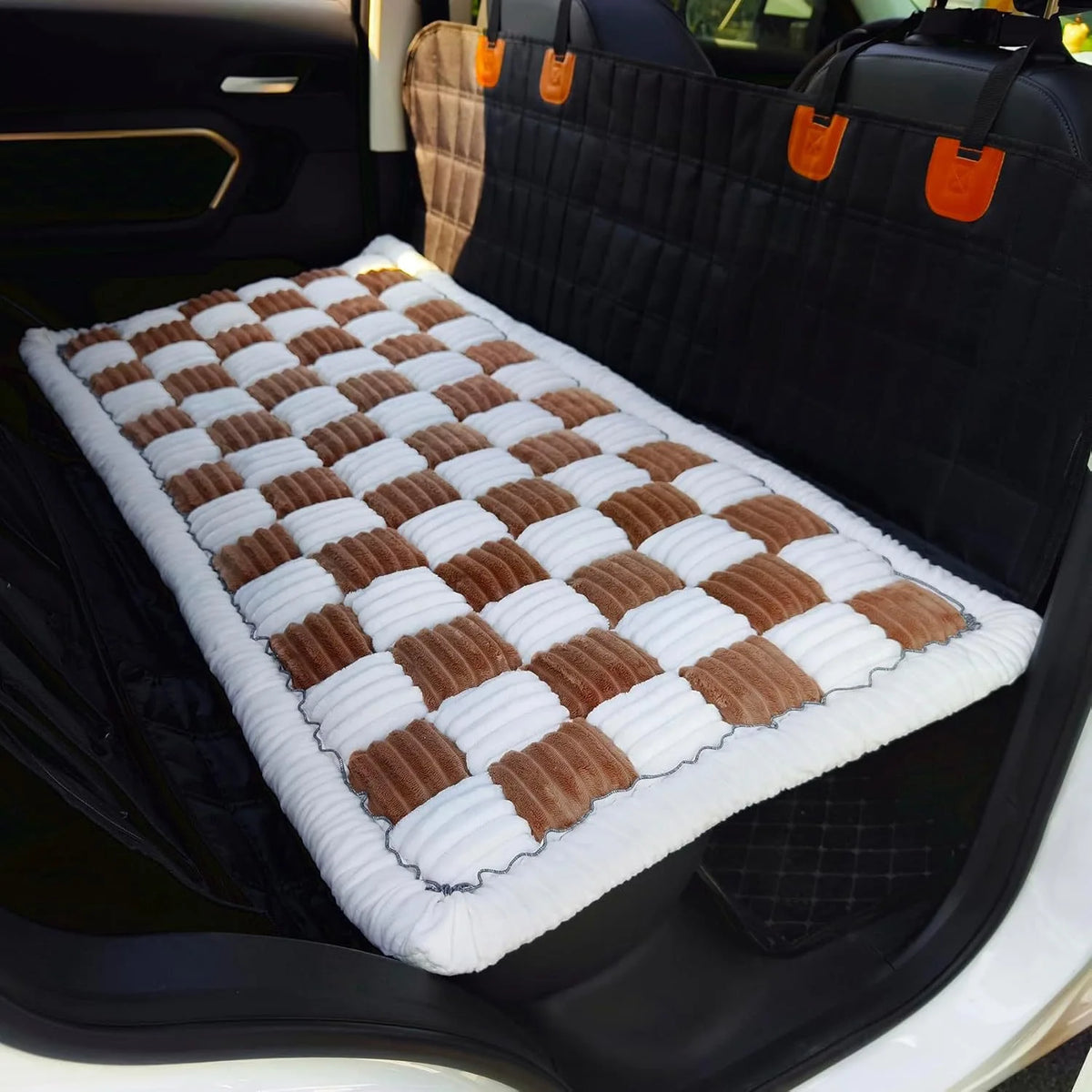 Plush Non-Slip Dog Car Seat Mat and Sofa Cushion Pad