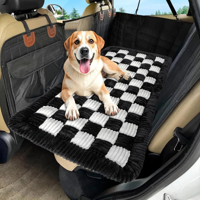 Plush Non-Slip Dog Car Seat Mat and Sofa Cushion Pad