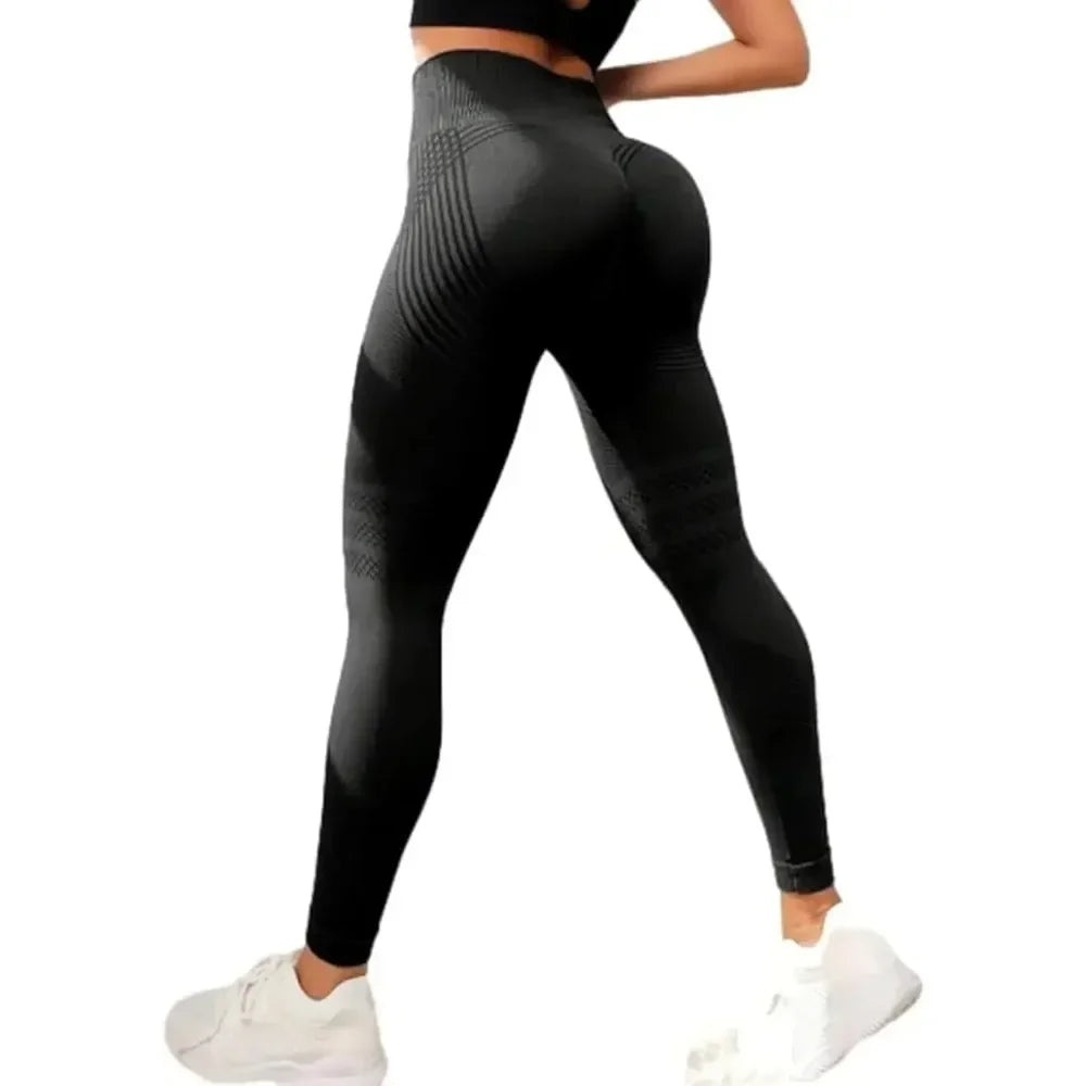 3D Anti Cellulite High Waist Tummy Butt Lift Yoga Leggings Stretch Gym Workout Fitness Pants All Season Women