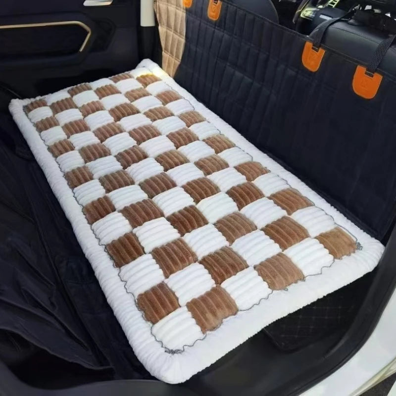 Plush Non-Slip Dog Car Seat Mat and Sofa Cushion Pad