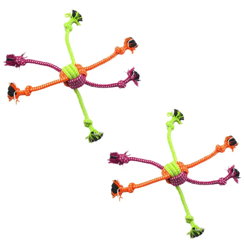 Durable Dog Rope Toy For Teeth Cleaning And Interactive Training