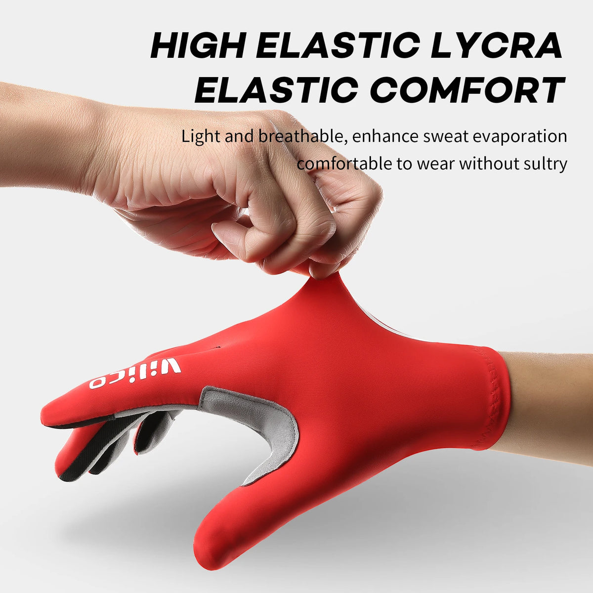 Outdoor Cycling Gloves With Sensitive Touch Screen And Wear Resistant