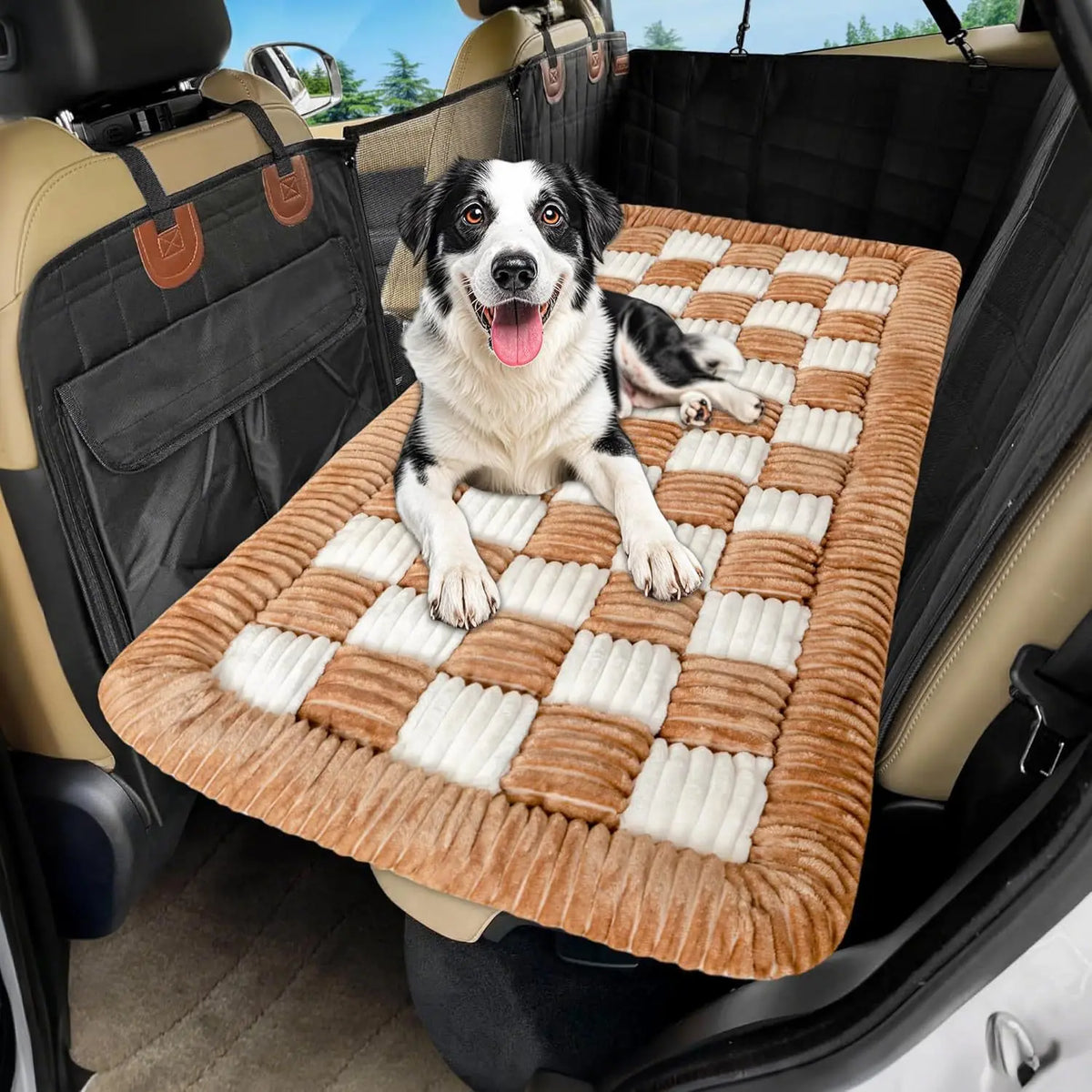 Plush Non-Slip Dog Car Seat Mat and Sofa Cushion Pad