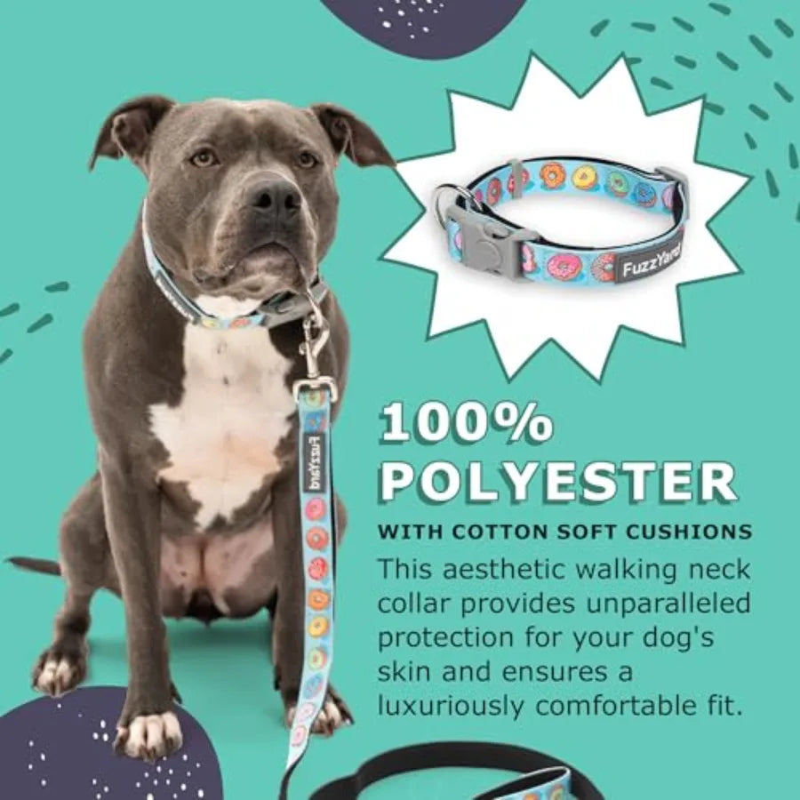 Dog Collar Size L Comfortable Neoprene Pet Collar for Everyday Walking and Training Ideal Fit for Dogs