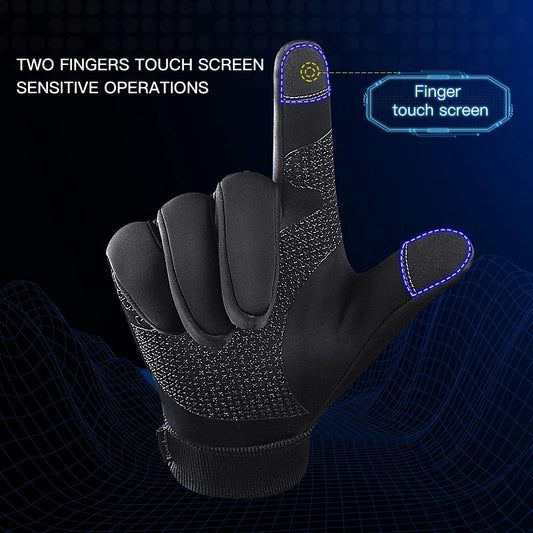 Winter Thermal Gloves for Cycling and Outdoor Activities Waterproof Touchscreen