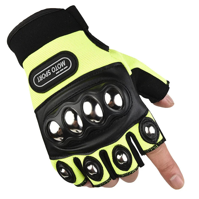Tactical Cycling Gloves Steel Safety Outdoor Self Defense For Men