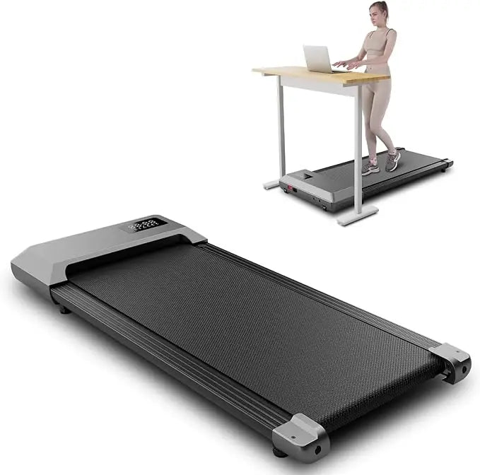Superun 2-In-1 Walking Treadmill for Home Office App Control