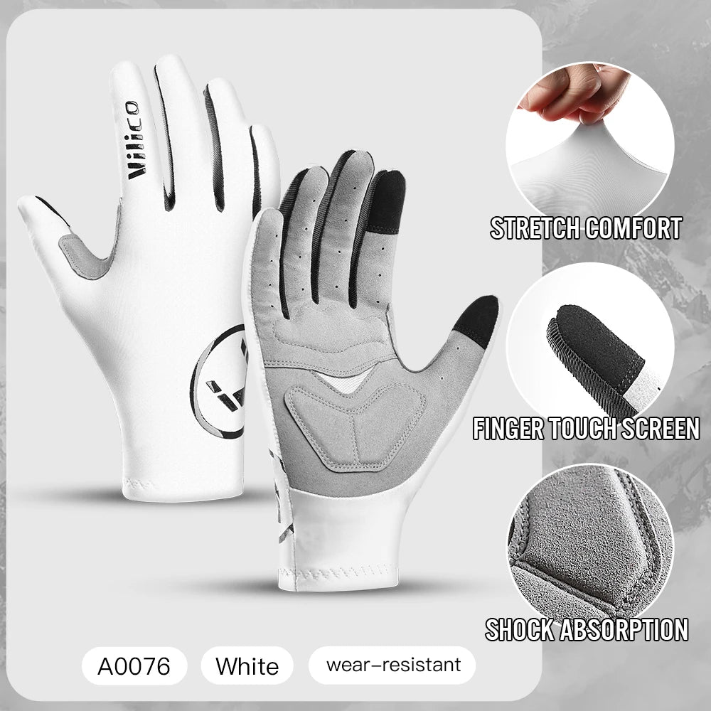 Outdoor Cycling Gloves With Sensitive Touch Screen And Wear Resistant