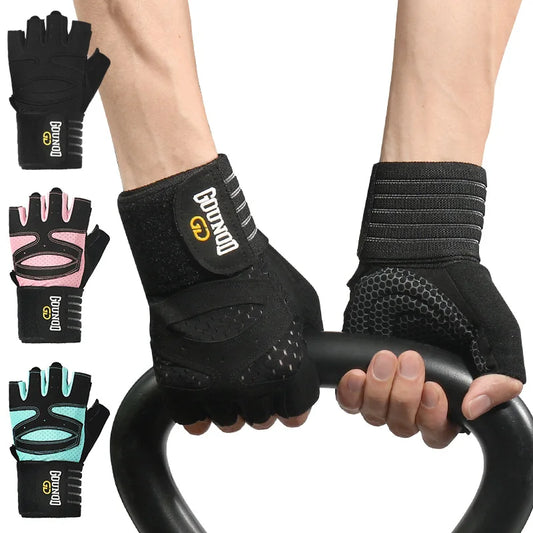 GOUNOD Weightlifting Gloves Wrist Support Breathable Anti Slip