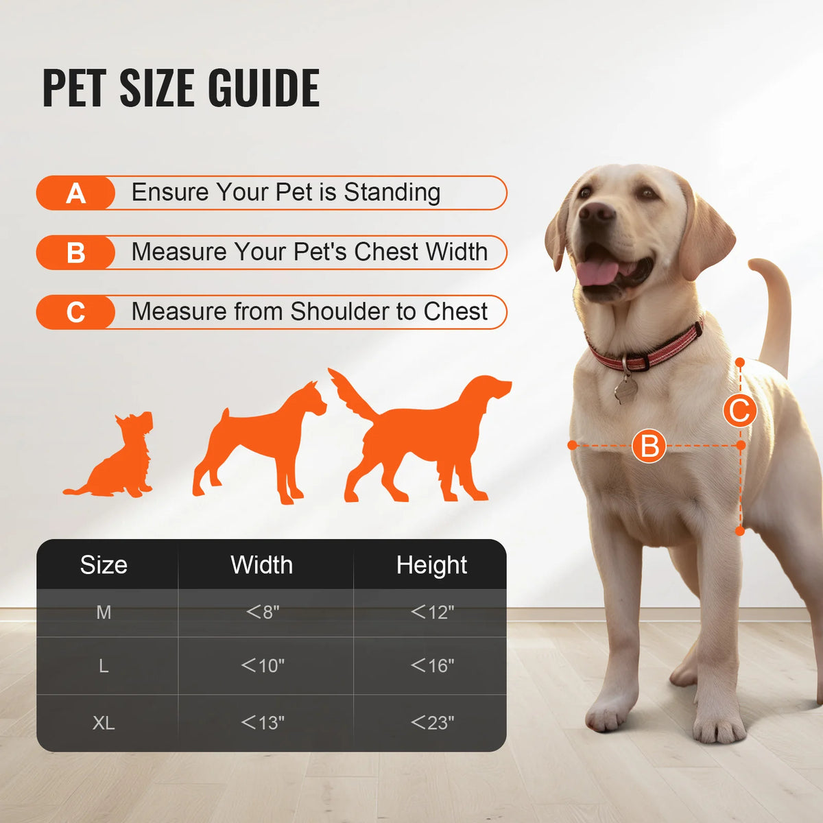 SucceBuy Adjustable Height Dog Door With Sliding Glass Aluminum Frame
