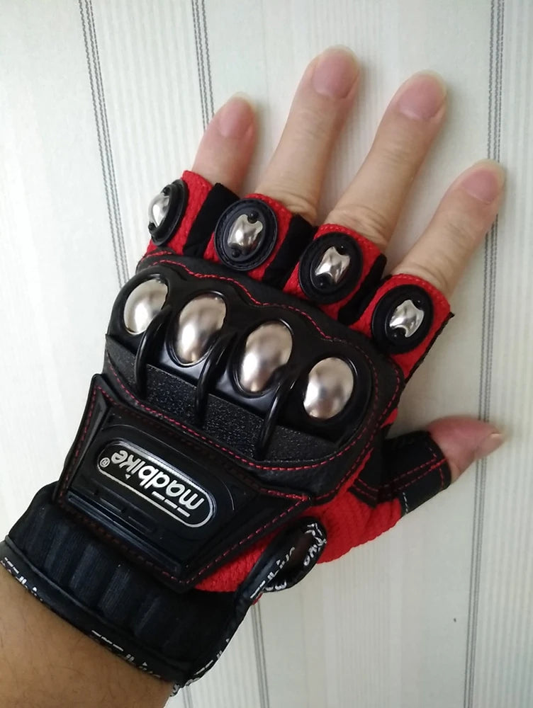 Tactical Cycling Gloves Steel Safety Outdoor Self Defense For Men