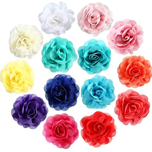 14 Pcs Flower for Dog Collar Pet Collar Flowers Charms Multi Color Bow Tie for Cat Puppy Dog Groomg Accessories