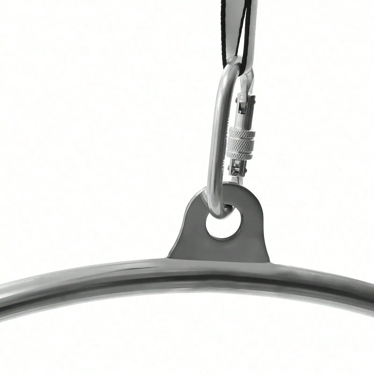 90cm Aerial Lyra Hoop Gymnastic Equipment Lifting Ring Yoga Ring Dance Stainless 350Kg