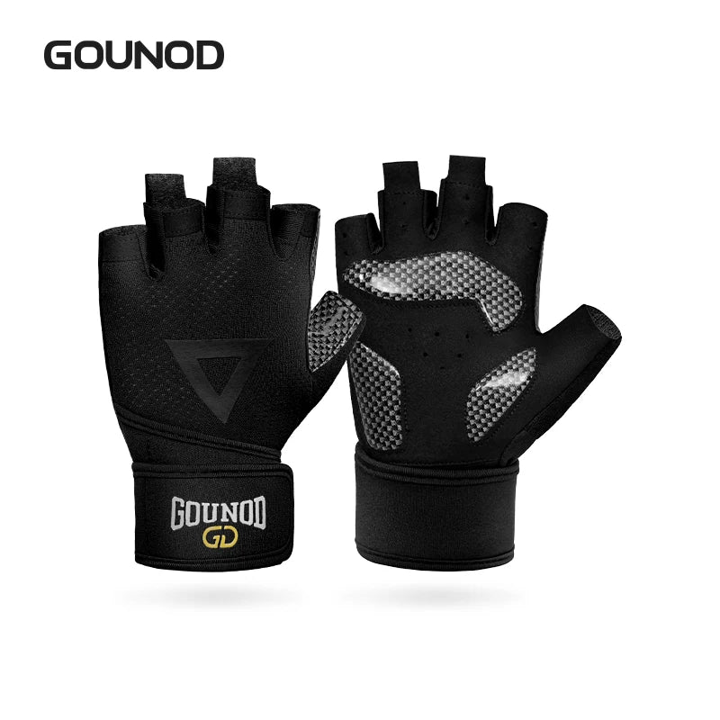 GOUNOD Weightlifting Gloves Wrist Support Breathable Anti Slip