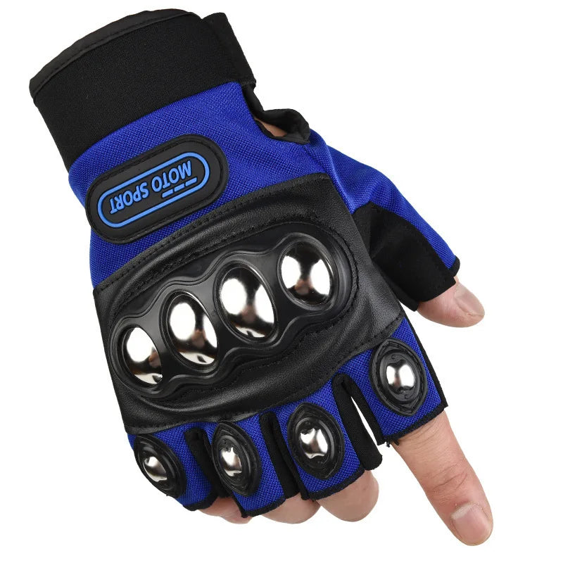 Tactical Cycling Gloves Steel Safety Outdoor Self Defense For Men