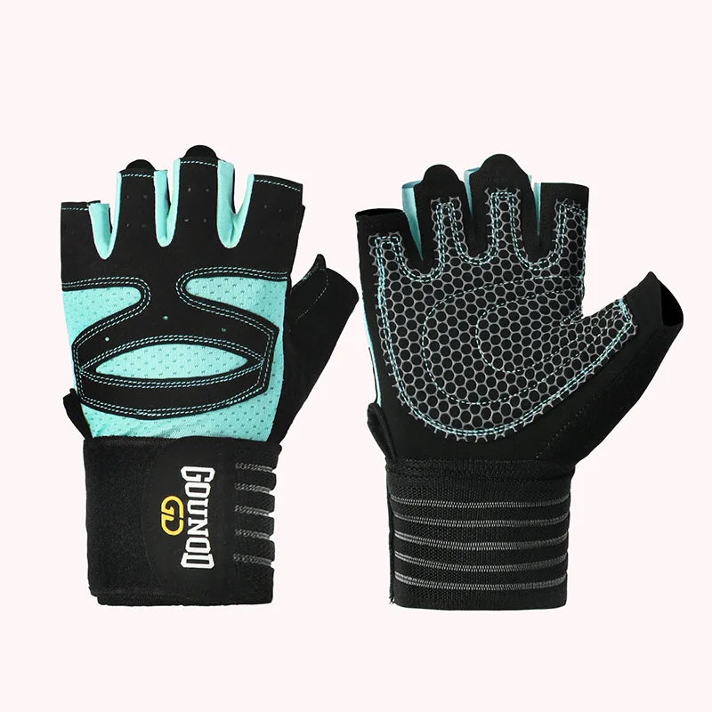 GOUNOD Weightlifting Gloves Wrist Support Breathable Anti Slip