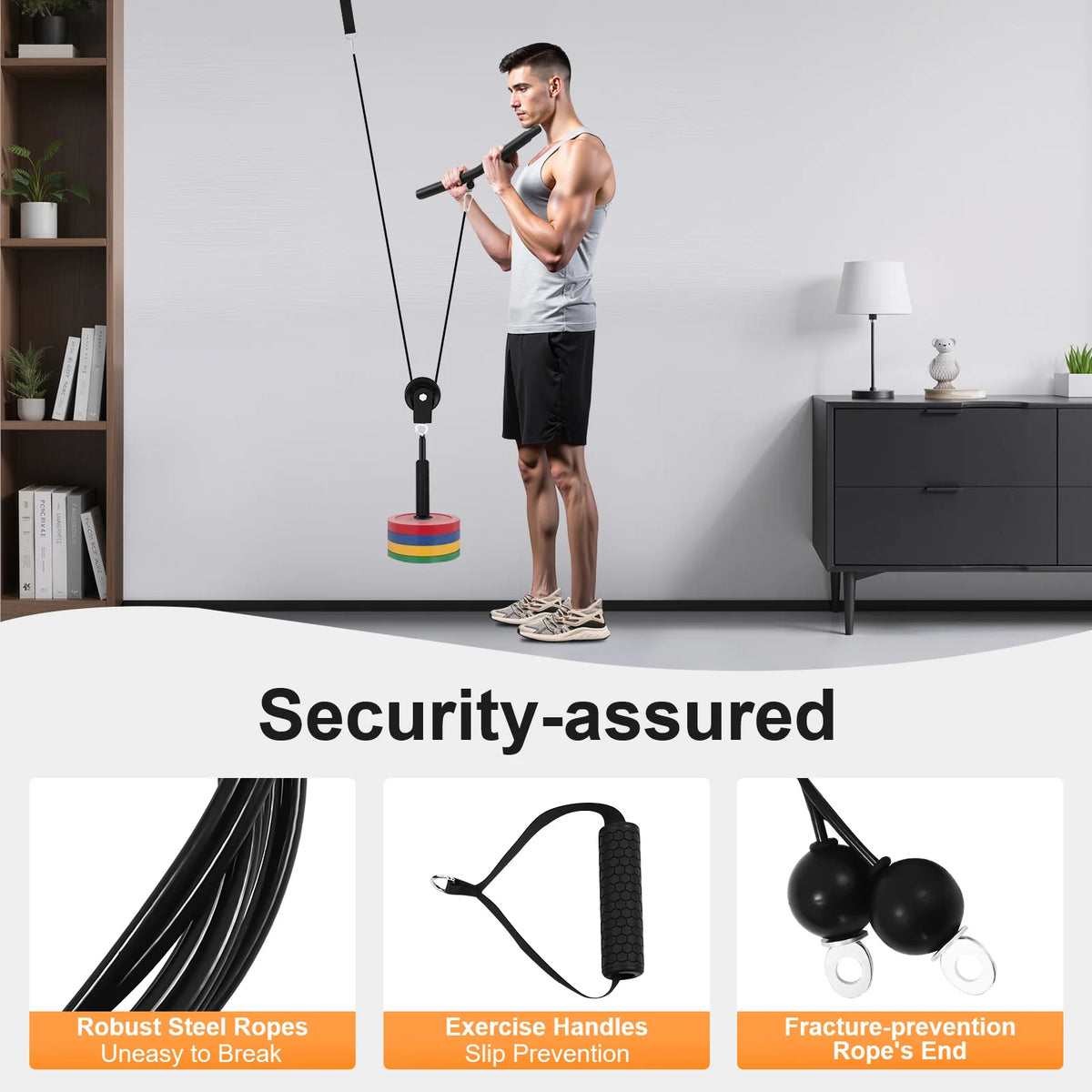 Pulley Gym Home Cable Workout System for Full Body Strength