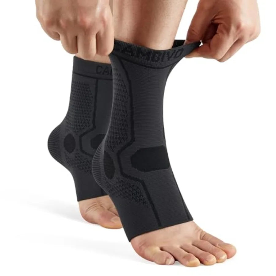 1 Pair Ankle Compression Sleeve for Men and Women Soft, Breathable Support for Plantar Fasciitis, Achilles Tendonitis, Swelling