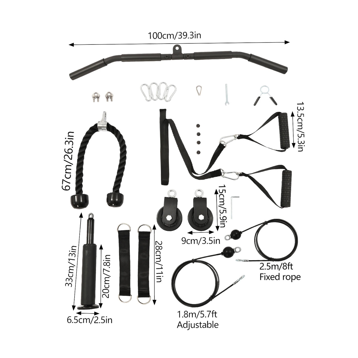 Pulley Gym Home Cable Workout System for Full Body Strength