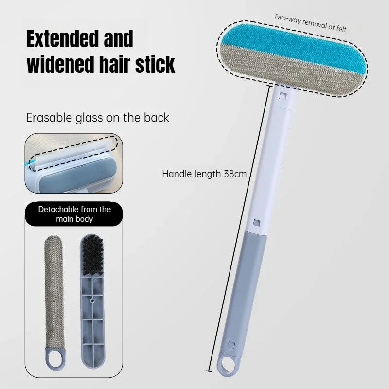 Long Handle Pet Hair Remover Brush for Static Cat Hair