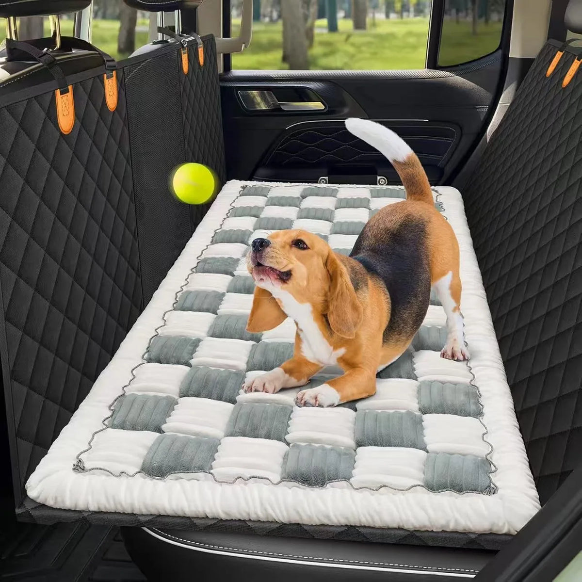Plush Non-Slip Dog Car Seat Mat and Sofa Cushion Pad