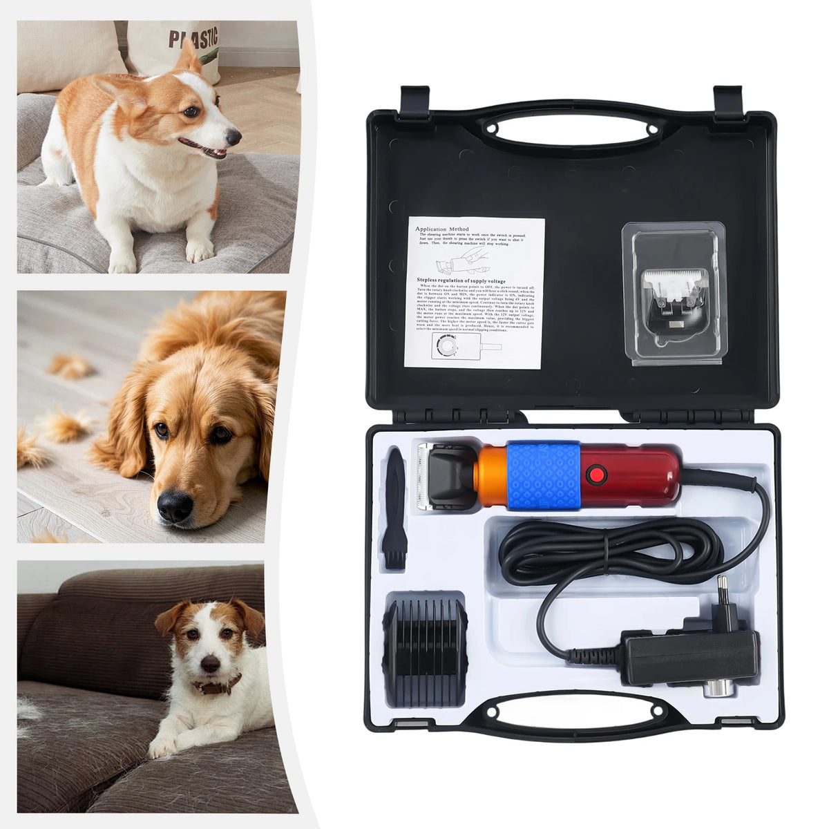 36W Electric Sheep Goat Shears Clipper For Farm And Pet Grooming