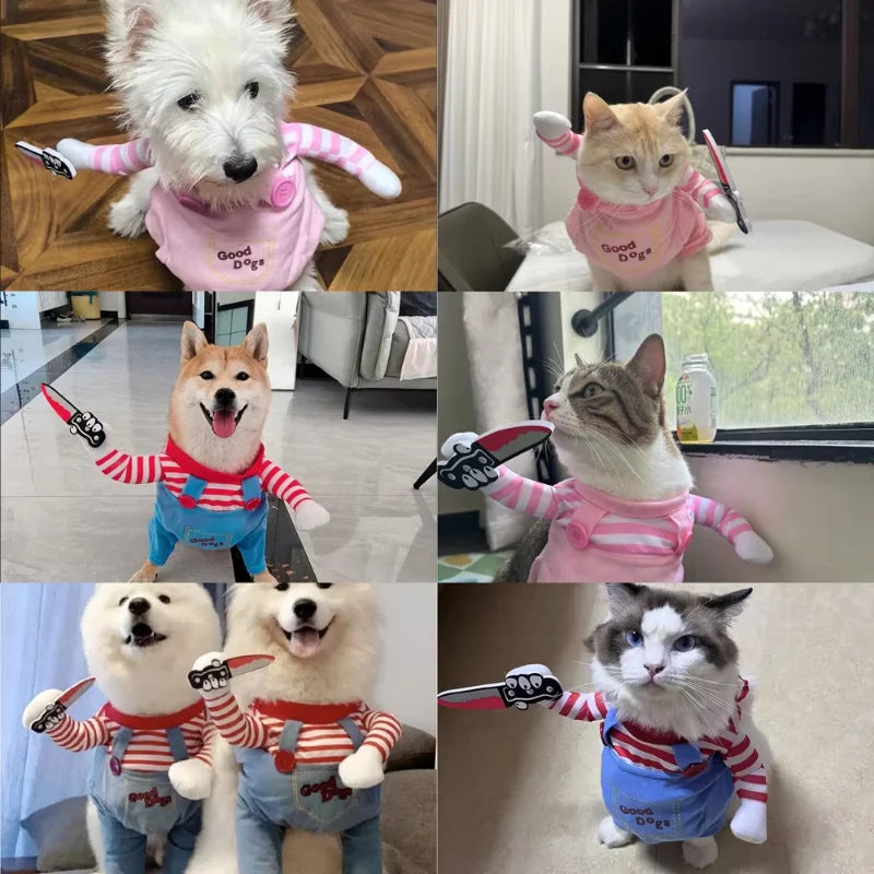 Funny Halloween And Christmas Pet Costumes For Dogs And Cats