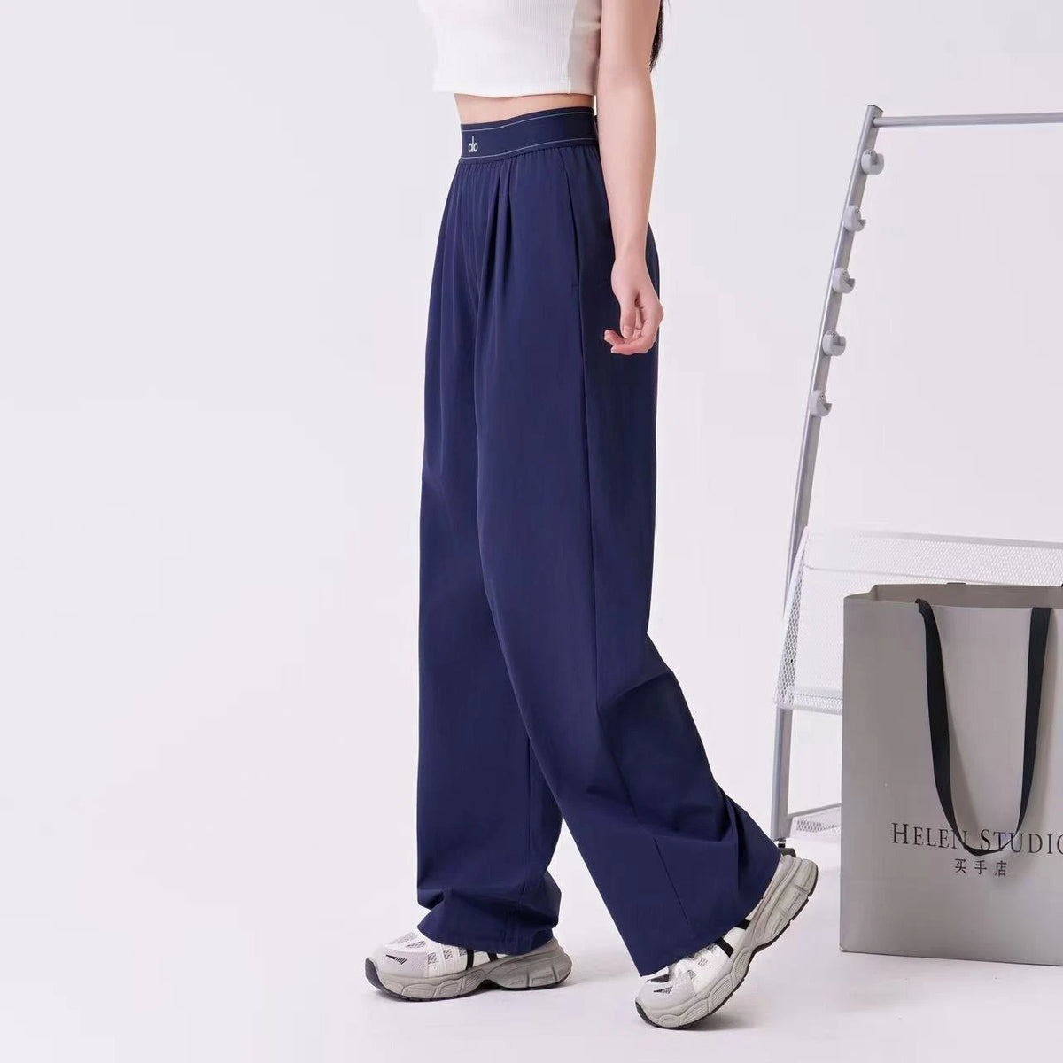 High waisted suit pants, casual wide leg straight leg pants, women's high-end feeling, hanging feeling, slimming pants