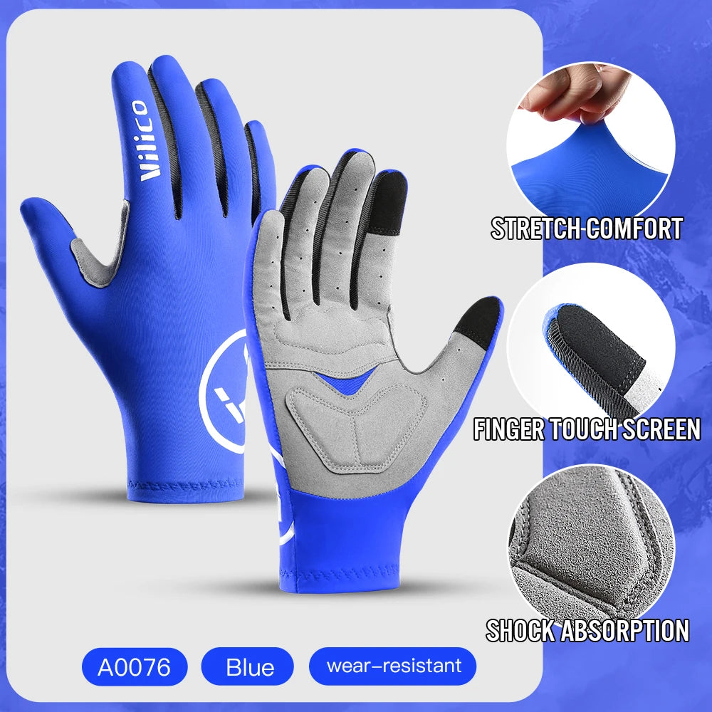 Outdoor Cycling Gloves With Sensitive Touch Screen And Wear Resistant