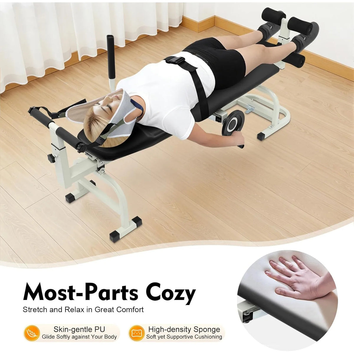 Back Stretch Bench Multifunctional Neck Stretcher And Lumbar Traction